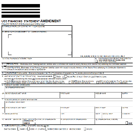 Coop Loan Lien Filing Documents: UCC1 Filing Statement and UCC3 ...